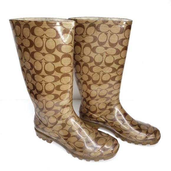 coach pixy rain boots